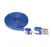 Lādētājs/savienojuma vads USB A spraudnis-USB micro B spraudnis 1m zils EMOS SM7001B