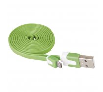 Lādētājs/savienojuma vads USB A spraudnis-USB micro B spraudnis 1m zaļš EMOS SM7001G
