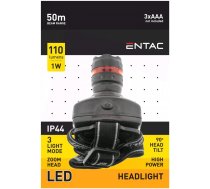 LED lukturis galvas 1W 110lm ZOOM IP44 (3xAAA) ENTAC EFL-ZOOM-1PL