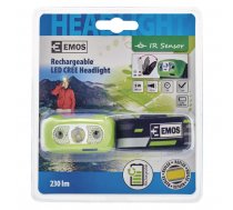 LED lukturis galvas uzlādējams ar sensoru 5W CREE 230lm 1200mAh EMOS P3534