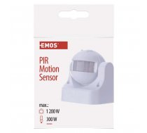 Kustību sensors EMOS 180', max 12m 1200W IP44 G1120