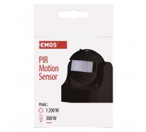 Kustību sensors EMOS 180', max 12m 1200W IP44 G1125