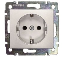 VALENA ALU Kontaktligzda ar zem. 2P+E IP20 Legrand 770120