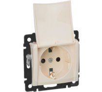 VALENA Kontaktligzda ar zem.un nosegv.2P+E 16A IP20 krēms Legrand 774322