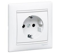 VALENA K-ligzda a/z ar rāmīti 2P+E 16A IP20 balts Legrand 774423
