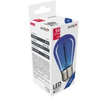 E27 0.6W 230V 50lm  ST14 LED FILAMENT dekoratīva spuldze, zila AVIDE ABDLF-0.6W-B