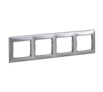 Rāmis 4- vietigs VALENA alumīnijs Legrand 770154