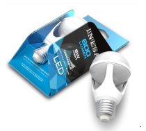 LED GLS Frosted E27 6W 240V 600lm 2700K dimmejama spuldze INESA 60386