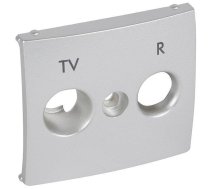 Nosegplate priekš TV-R 30mm VALENA Aluminijs Legrand 770142