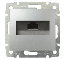 Datu kontaktligzda 1xRJ45 Cat 6 UTP VALENA Aluminija Legrand 770242