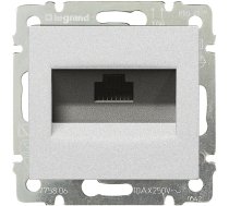 Datu kontaktligzda 1xRJ45 Cat 5 UTP VALENA Aluminija Legrand 770238