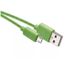 Savienojuma vads USB A spraudnis-USB micro B spraudnis 1m zaļš EMOS SM7006G