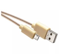 Savienojuma vads USB A spraudnis-USB micro B spraudnis 1m zelta EMOS SM7006Y