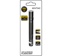 Lukturis 3W LED 150lm IP44 alumīnija melns ZOOM(2xAAA) ENTAC EFL-ZOOM-3W-ALU