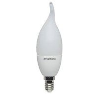 LED CANDLE Frost Bent-tip E14 6.5W 240V 470lm 827K spuldze Sylvania 0026939