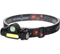 Lukturis galvas uzlādējams USB 3W LED COB+SMD 120lm IP65 ENTAC EHL-3W-180R