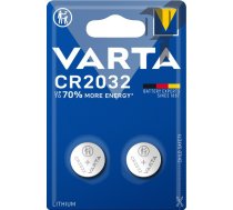 CR2032/2 baterija Litija 3V blisterī2.gab. VARTA 06032 101 402