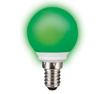 LED BALL E14 0.5W 240V IP44 ZAĻA spuldze Sylvania 0026891