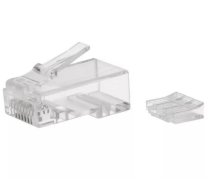 Datu spraudnis plastmasa 8 pin RJ45 6 UTP SOLID (iep.20gab) EMOS K0103