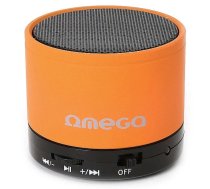 Mini bluetooth skaļrunis USB 3W 95dB apaļš oranžs OMEGA OG47