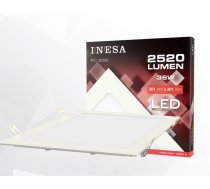 Iebūvēts SQ LED gaismeklis 36W 120' 2700lm 3000K 301x301 kvadrāts INESA 60355