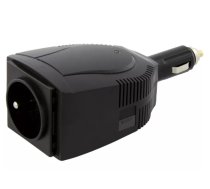 Auto sprieguma pārveidotājs 12V/230V, max.100W ar USB EMOS N0035
