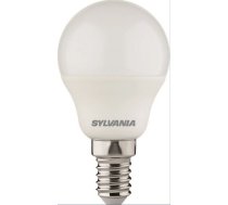 LED BALL Frosted E14 6.5W 240V 806lm 2700K spuldze Sylvania 0029630