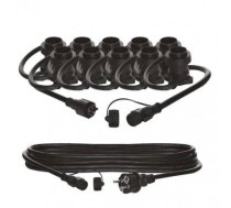 LED virtene EMOS Party 50LED 2.25W 10x bumbas IP44 5m, dārza, terases DCPZ01
