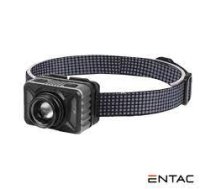 Lukturis galvas uzlād. USB 10W LED 1200lm ar sens IP65 ENTAC EHL-ZH-10W-R