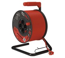 Pagarinātājs statīvā 4/25m 3x1.5 3680W a/z ar slēdzi sarkans EMOS P092251