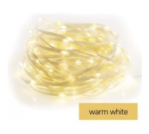 Virtene Ziemassv 120LED 3.6W DROP chain caursp WW IP44 12m T EMOS D3AW15