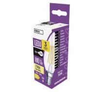 LED Candle FILAMENT E14 6W 240V 810lm 2700K spuldze EMOS ZF3240