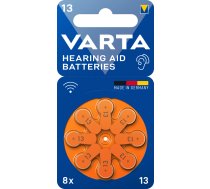 V13AT Dzirdes aparātu baterijas PR48 Zinc-Air BLI 8 Acoustics VARTA 24606 101 418