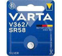 V362 1.55V/21mAh baterija VARTA Pulksteņu Sudraba 1BL 00362 101 401