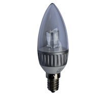 LED sveces spuldze E14 2W 230V 80lm 2700K silti balta RM 99-045