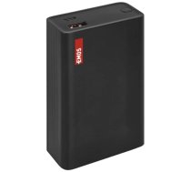 Powerbank NTBF20 20 000mAh 65W PD USB-A/USB-C melns EMOS B0560B