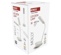 Galda lampa MOLLY LED 12 W 650 lm balta EMOS Z7638W