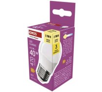 LED spuldze Ball E27 4,2W 240V 470lm 2700K EMOS ZQ6E21