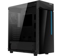 GIGABYTE Case|C200 GLASS|MidiTower|ATX|MicroATX|MiniITX|Colour Black|GB-C200G