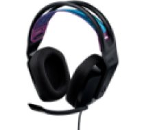 Vadu spēļu austiņas LOGITECH G335 MELNAS 3.5 MM [Wired Gaming Headset BLACK]