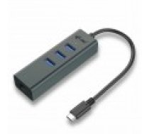 USB Centrmezgls C i-Tec C31METALG3HUB Melns Pelēks 60 W