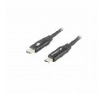 Kabelis USB C Lanberg CA-CMCM-40CU-0010-BK 1 m Melns