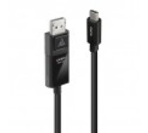 USB-C Kabelis LINDY 43343 3 m Melns