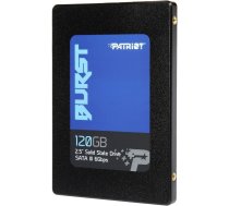 SSD PATRIOT Burst 120GB SATA 3.0 Rakstīšanas ātrums 540 MB/s Lasīšanas 560 2.5" MTB [Write speed MBytes/sec Read MTBF]