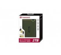 Ārējais HDD TRANSCEND StoreJet 2TB USB 3.0 krāsa zaļa TS2TSJ25M3G [External Colour Green]