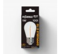 LED dimmējama spuldze - filament E27, 1W, 3000K, 100Lm