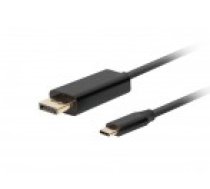 Lanberg USB-C–DisplayPort kabelis. 4K/60Hz. melns [USB-C to DisplayPort Cable. Black]