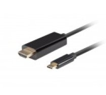 Lanberg USB-C uz HDMI kabelis. 4K/60Hz. melns [to Cable. Black]