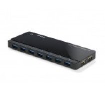 TP-Link UH720 USB 3.0 7 portu centrmezgls ar 2 uzlādes pieslēgvietām [7-Port Hub with Charging Ports]