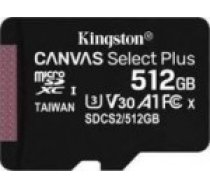 Kingston MEMORY MICRO SDXC 512GB UHS-I/W/ADAPTERS SDCS2/512GB [UHS-I/W/ADAPTER]